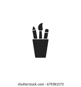 stationery icon vector isolated