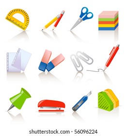 Stationery icons