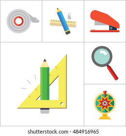 Stationery Icons Set