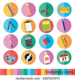 Stationery Icons for using in the classroom