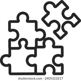 Artículos de escritorio. Icono de línea aislada del vector. Colección
