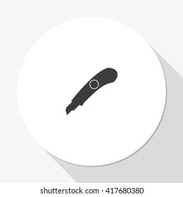 Stationery knife icon