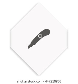 Stationery knife icon