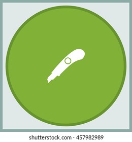 Stationery knife icon