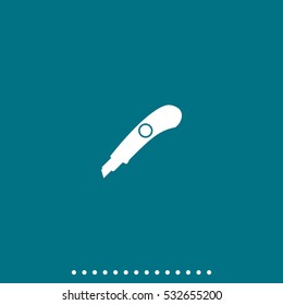 Stationery knife icon