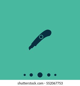 Stationery knife icon