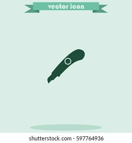 Stationery knife icon