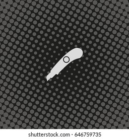 Stationery knife icon