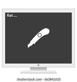 Stationery knife icon