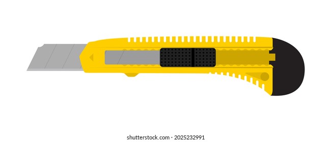 Messersymbol einzeln. Vector Stationery Messer. Bürowerkzeug