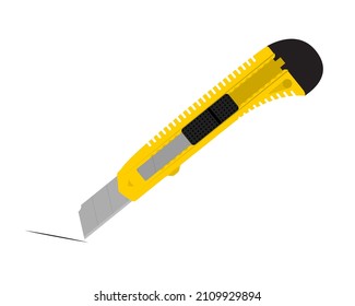 Stationery knife icon isolated. Vector Stationery knife. Office tool