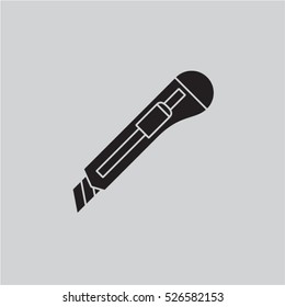 Stationery Knife Icon vector