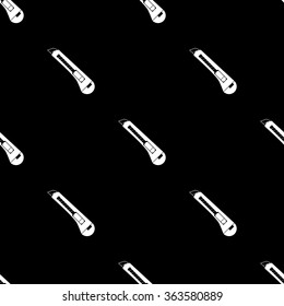 Stationery knife icon. Vector illustration.