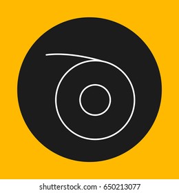 Stationery Knife line Icon , vector