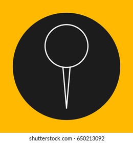 Stationery Knife line Icon , vector