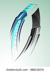 stationery knife vector