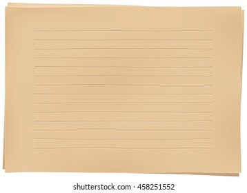 Stationery of kraft paper