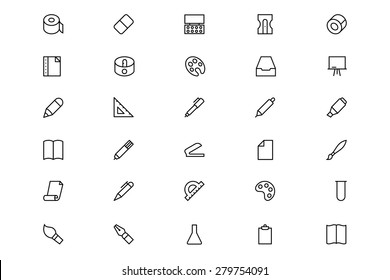 
Stationery Line Icons 2
