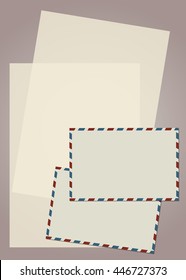 Stationery mail by plane