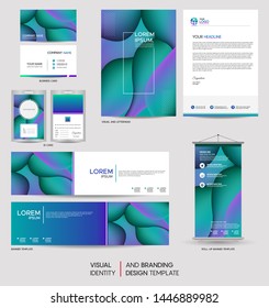 El diseño de fondo se burla de la marca y de la identidad visual con forma de fondo dinámico colorido abstracto. Ilustración vectorial para marca, portada, tarjeta, producto, evento, banner, sitio web. 