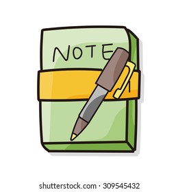 stationery notebook doodle