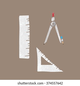 Stationery objects dividers and rulers