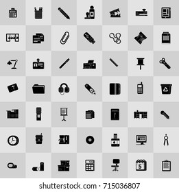 stationery and office icons