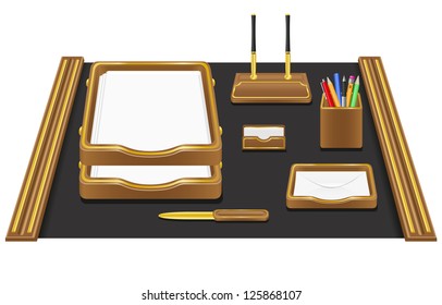 stationery office vector illustration isolated on white background