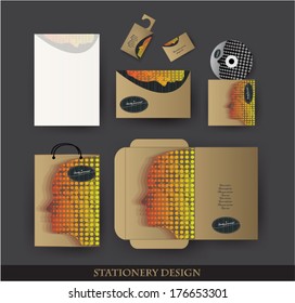 Stationery orange