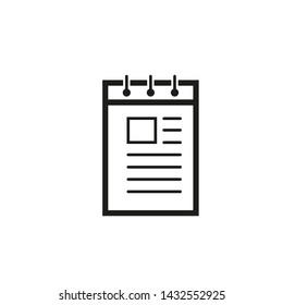 
Stationery Paper icon Symbol Design Ilustration
