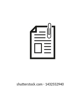 
Stationery Paper icon Symbol Design Ilustration