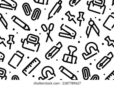 Stationery pattern background for graphic design.A-size horizontal.