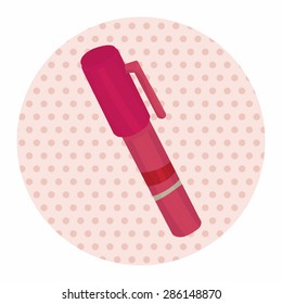 stationery pen theme elements vector,eps