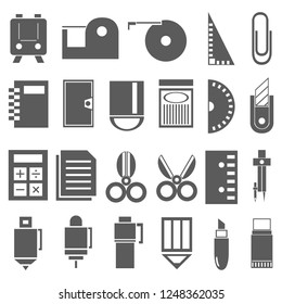 
Stationery school bags clip calculator Major ruler calculator memo pad pencil glue compass eraser etc.