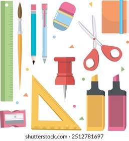 stationery of school student supplies 