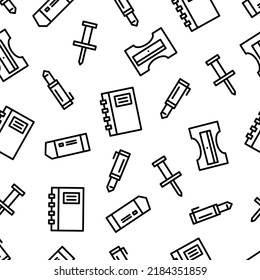 stationery seamless pattern fit for background, textile and website.