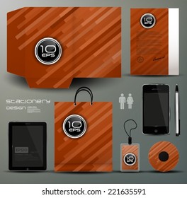 Stationery set design