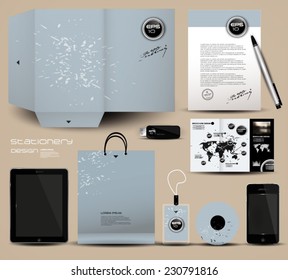 Stationery set design