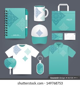 Stationery set design / Gift set template / Corporate identity design vector.