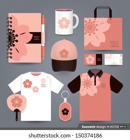 Stationery set design / Gift set template / Corporate identity design vector. 