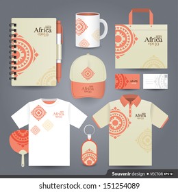 Stationery set design / Gift set template / Corporate identity design vector. 