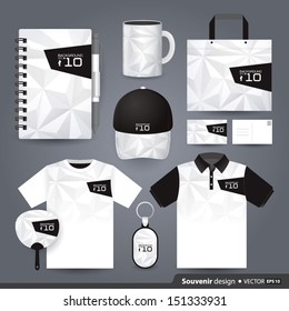 Stationery set design / Gift set template / Corporate identity design vector. 