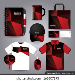 Stationery set design / Gift set template / Corporate identity design vector. 