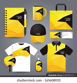 Stationery set design / Gift set template / Corporate identity design vector. 