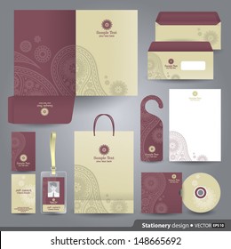 Stationery set design / Stationery template / Corporate identity design vector.