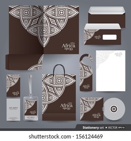 Stationery set design / Stationery template / Corporate identity design vector. 