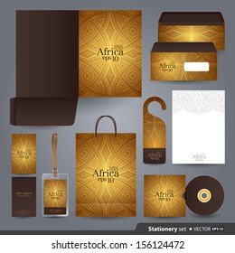 Stationery set design / Stationery template / Corporate identity design vector. 