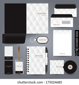 Stationery set design / Stationery template / Corporate identity design vector. 