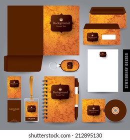 Stationery set design / Stationery template / Corporate identity design vector.