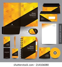 Stationery set design / Stationery template / Corporate identity design vector. 